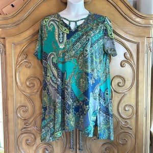 Crepas paisley print tunic